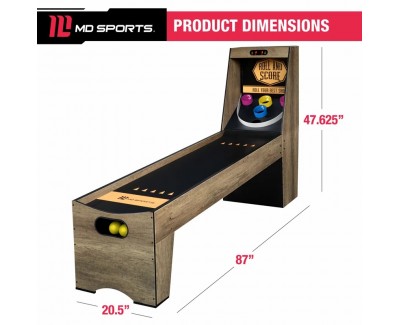 Juego de Arcade MD Sports con Sistema Electrónico de Puntuación y Retorno de Pelota